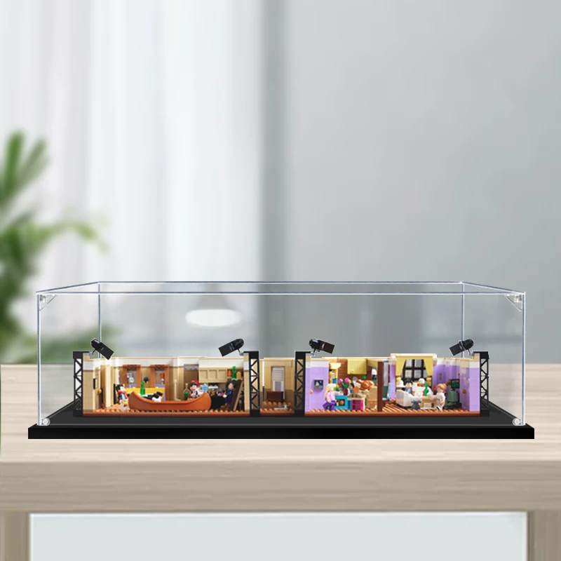 Подходит для Lego 10292 Friends Apartment акриловая витрина ящик для сборки прозрачный пылезащитный короб для фигурок хранения