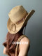 Designer-Strohhut im Ethno-Stil für Damen, Sommerurlaub, Cowboy-Strohhut, Sonnenschutz, Fischerhut, Sonnenhut