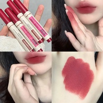 Korean womens high-color velvet smooth lipstick pen soft matte press-on lipstick lip mud student affordable