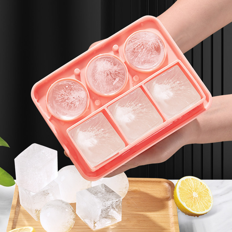 Brilliant Kitchen Ice Cubes Molds Silicone Ice grade ice-grade ice-making box Home Hockey Ice Ice Maker Freeze Ice Cubes