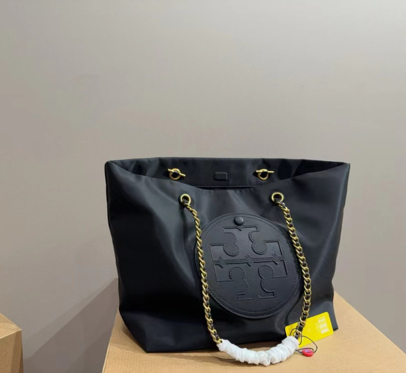 New Style Single-Shoulder Portable Everyday Versatile Nylon Canvas Casual Large-Capacity Laptop Tote Chain Bag