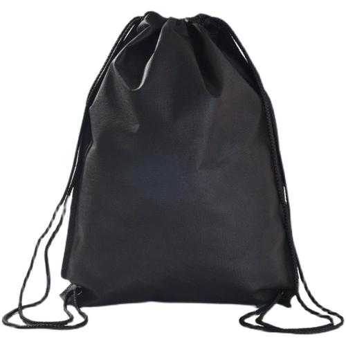 Рюкзак, спортивный ранец из нетканого материала, мешочек, на шнурках, делается под заказ, с печатью вашего логотипа