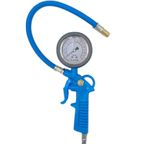 Air pressure gauge tire pressure gauge high-precision car tire pressure monitor with inflation head counting display gas gauge air gun