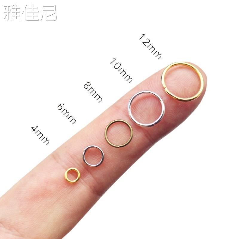 Small Round Metal Rings, Closed Rings, Open Rings, Small Iron Rings, Round Small Metal Rings, DIY Accessories, Fine Metal Hardware