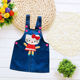 ngoại thương quần bé bé cartoon jumpsuit trẻ em lại quần quần short denim quần dây đeo quần áo trẻ em