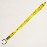 1 длинный стиль с одной петлей - желтый медвежий повод на шее