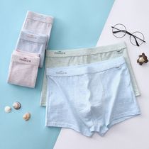 Teen Briefs Male Hair age Large size All cotton anti-bacterial Inner crotch Flat corner men Grand Scout Pure Cotton Four-corner Short Pants