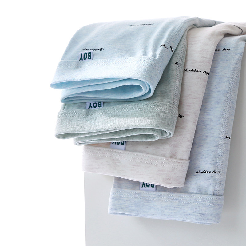 Men's Underwear Men's Four Corners Pure Cotton 14 Year Old Teen Hair Birth High School Junior High School Student 13 Grand Fairings Pants Head