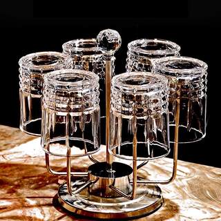 German Light Luxury Whiskey Glass Crystal Glassware Set Carved Water Cup Beer Home Hotel Restaurant Cup