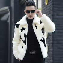 2017 mink fur coat mens entire mink capsized US imported mink fur fur coats fashion mens fur