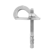 M8岩钉膨胀螺丝挂片304不锈钢登山固定攀岩挂点探洞锚点保护装备