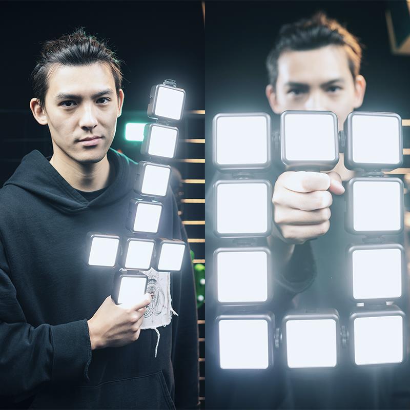 Hurricane lamp Micro LED Photography Light hand in hand for unlimited expansion of mini light tonic light