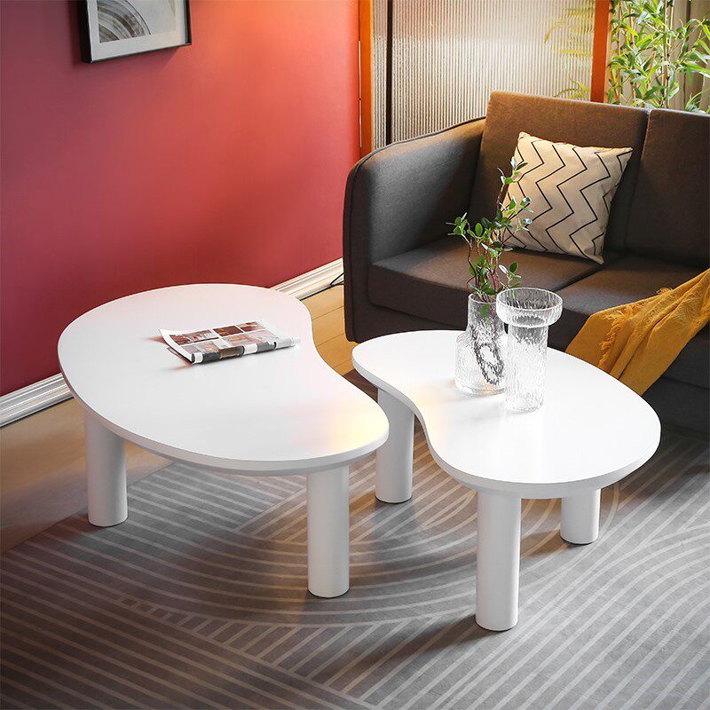 Internet celebrity design sense cloud coffee table cream style shaped living room home small apartment art creative side table small table