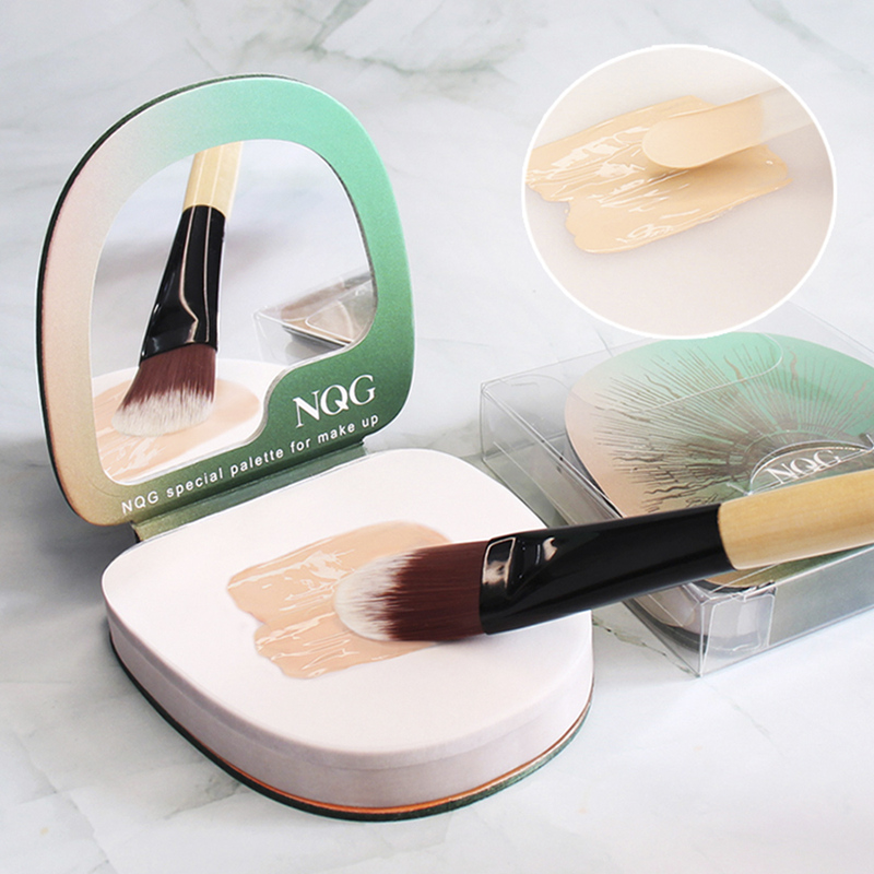 Nqg No-Wash Liquid Foundation Palette 180-Use Disposable Makeup Palette Makeup Artist Concealer Beauty Makeup False Eyelashes