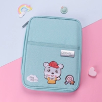 Светло -голубая красная шляпа для хранения мыши