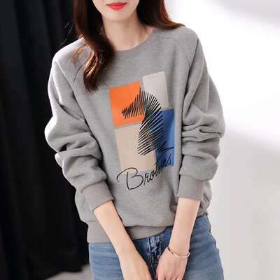 悟江南2020春秋新款卫衣女宽松韩版