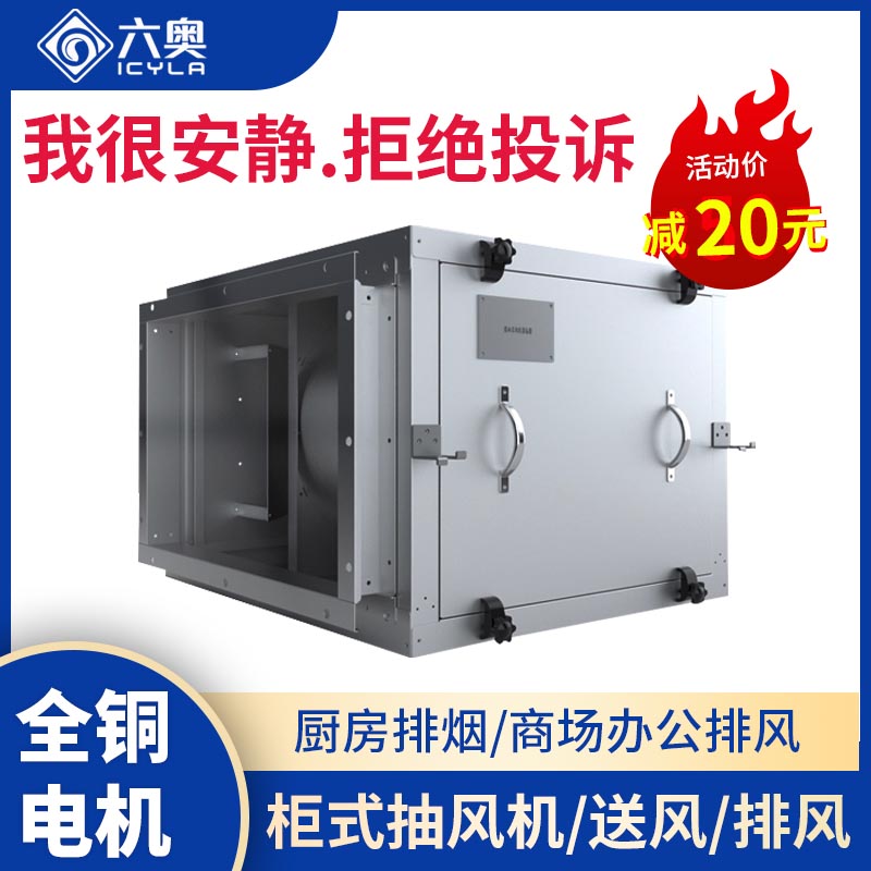 New Wind System Commercial Air Conditioning Wind Cabinet Centrifugal Fan Hotel Smoke Vent Bellows Cabinet Ventilator New Blower to send ventilator