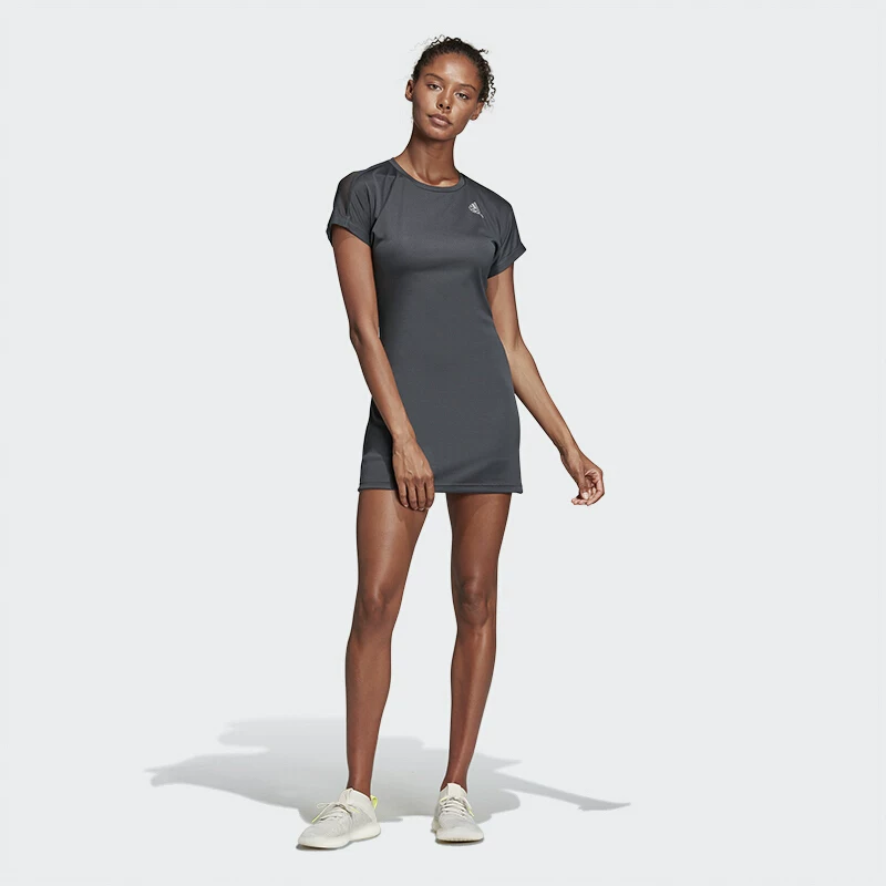 Теннисный спортивный набор Adidas, быстрая сухость мини-юбка, платье для бадминтона, юбка