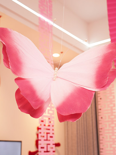 Креативные новые украшения для свадебной комнаты молодоженов, декор для угла гостиной, набор гирлянд из высококачественного материала KT.