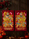 2026 New Year Flocking Rural Door Stickers Year of the Horse Decorations Guan Yu Zhang Fei Door Gods Spring Festival Home Protection New Year Paintings
