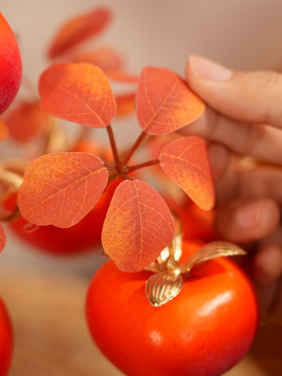 2026新年马年柿柿如意福桶春节装饰用品过年客厅福字摆件氛围布置