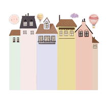 Magnetic World Whiteboard Wall Sticker Magnetic Childrens Home Small Blackboard Wall Sticker Graffiti Wall Sticker Double-layer Soft Whiteboard Printing Customizable Shape Magnetic Environmentally Friendly Removable UV House Shape Printing Cartoon Shape