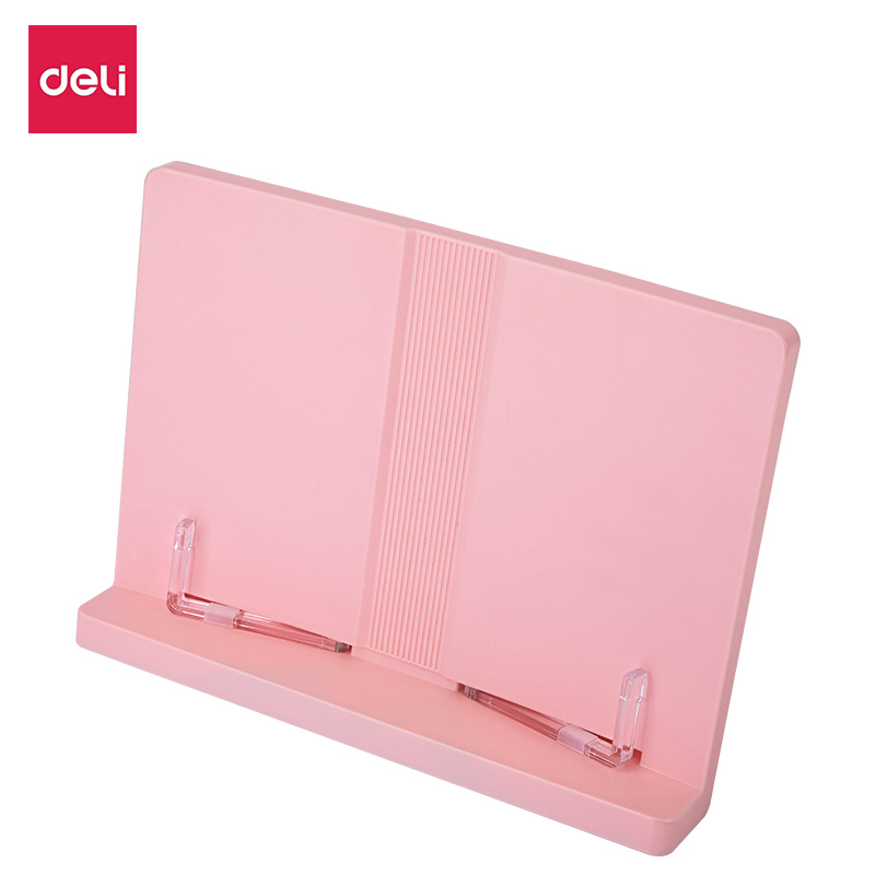 Deli children's reading rack Portable multi-function reading rack for primary school students with a book clip Creative correction posture correction reading rack