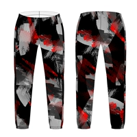 Черные и красные рыбацкие солнцезащитные штаны