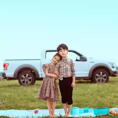 Parent-child travel tour shooting Qingdao shooting beautiful Bali Pippi Island seven-day tour parent-child couple Photography