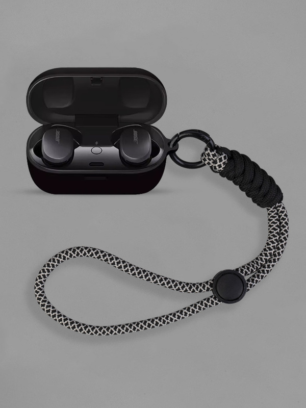 Suitable for Bose Noise-Cancelling Earphone Protective Case, Big Shark Bose Wireless Bluetooth Noise-Cancelling Earphone Protective Case, Anti-Drop Lanyard, Bose Quietcomfort Earbuds Earphone Case, Charging Compartment Box