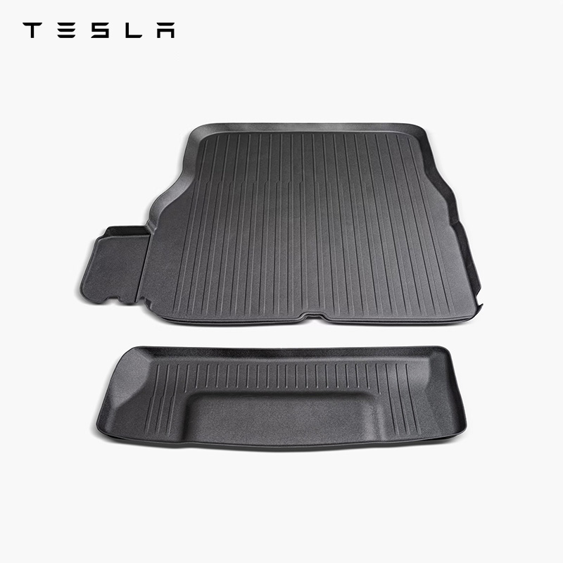 Tesla Tesla Tesla Model X all-weather trunk floor cushion easy to clean (with storage cabin cushion) -Taobao