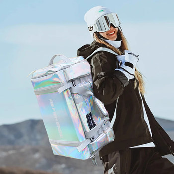 Ski Bag, Backpack, Board Bag for Men and Women, Ski Boots, Ski Clothing, Snow Gear, Off-Piste Storage Bag, Large Capacity