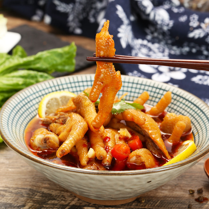 North Fisherman Thai Flavor Juice Lemon Chicken Paw 2 catties Spicy Cold Mix Without Bony Claws Seasoning family Business Package-Taobao