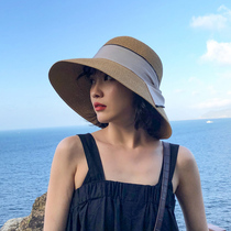 Rafigrass Hat Womens Summer Seaside Beach Beach Sun Sun Sunscreen s Chains Faces Little Spring Autumn Foldable Fisherman Hats