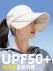 Mqvq Golf Sun Protection Hat for Women, Summer Wide-Brimmed Sports Hat That Covers the Entire Face, Open-Top, Retractable Visor Sun Hat