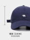 Mqvq Embroidered Baseball Cap for Women, Spring Korean Style Versatile Wide Brim Deep Crown Large Head Circumference Face-Slimming Sunshade Cap