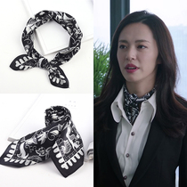 Collarbone scarves womens spring and autumn slim models of real silk 100% mulberry silk delivery mother fashion silk scarves little square towels summer