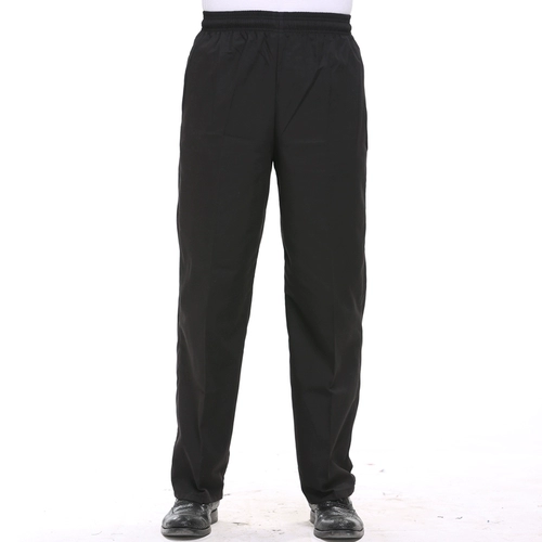 Рабочие летние черные штаны, осенние, свободный прямой крой