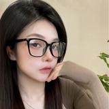 Японская черная рама простые умные очки женская сенсорная миопия с синим светом может быть оборудована синим светом