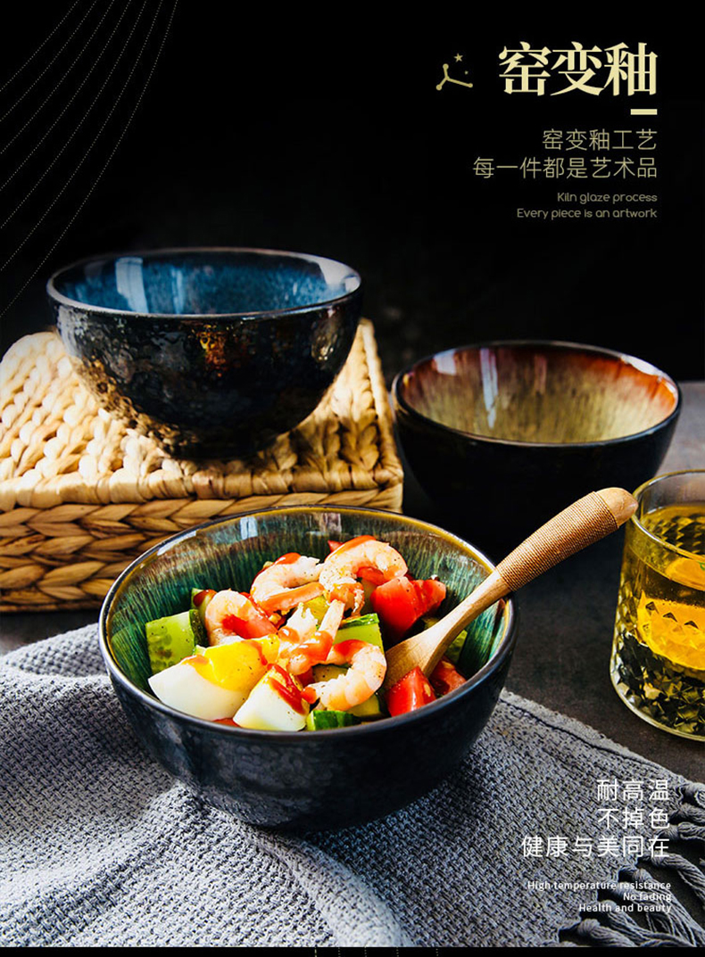 Yuquan planet for a single household jobs the rainbow such use ceramic bowl of soup bowl bowl rainbow such as bowl bowl of students