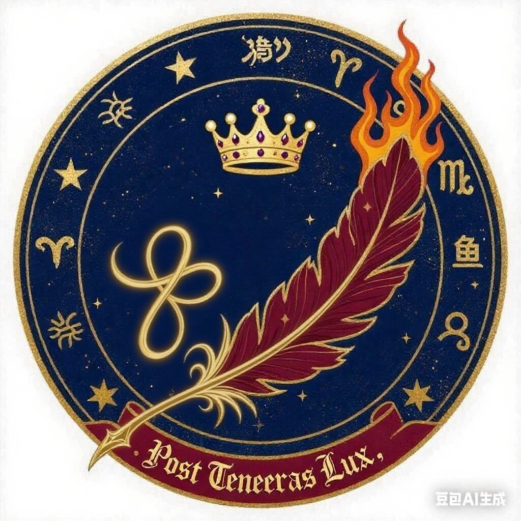 觅镜塔罗社的LOGO