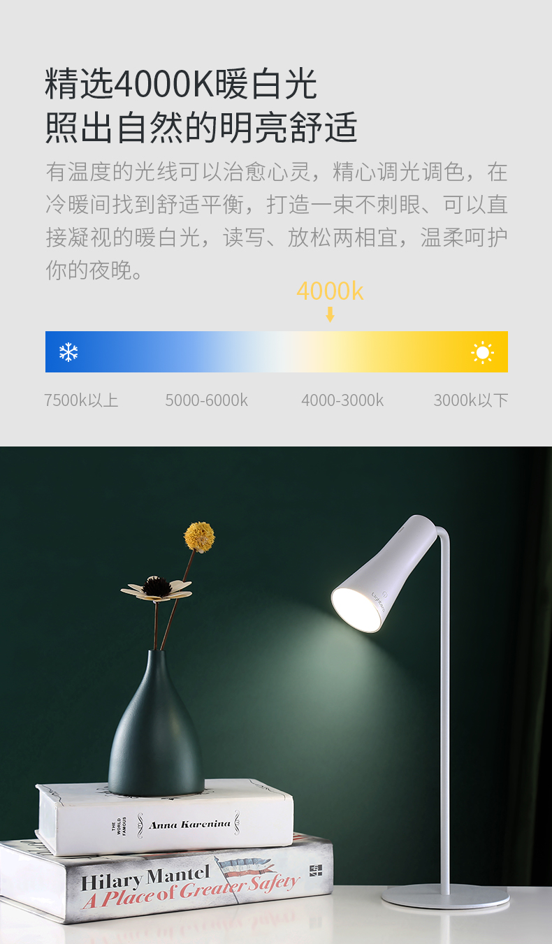 Lightera 万向调节智能磁吸式led台灯 充插两用 图10