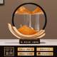 Light Luxury Decor Items, Flowing Sand Painting Ornaments for Prosperity, Creative Decorations for Living Room and Office, Housewarming Gifts