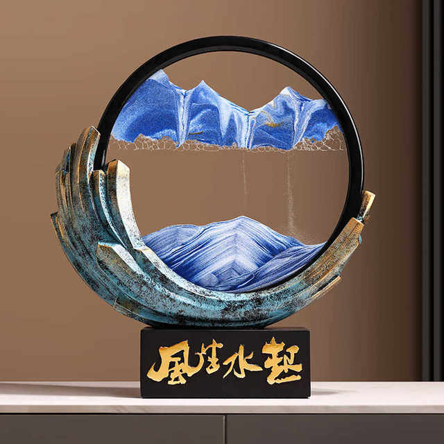 Light Luxury Ornaments Are Booming, Quicksand Painting Ornaments Are Exquisite Home and Office Decorations, Gift Boxes Are Packed with Classy Gifts