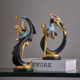 Light Luxury Ornaments, Simple Modern Dancing Girl Crafts Ornaments, High-End Housewarming Gifts for the Entrance Hall and Living Room