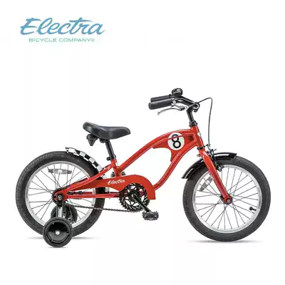 Electra Boys Bike 3-4-5-6-year-old black 8 children's bicycle 16-inch child baby lightweight bicycle