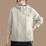 Весенняя осенняя толстовка с капюшоном для отдыха, кардиган, изысканный стиль, оверсайз