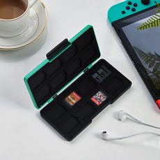 Поддержка хоста 良值(iine)适用任天堂switch游戏卡盒 16卡带收纳盒 创意玻璃印刷ns配件 周边