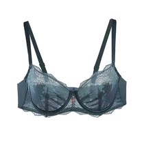 Lady Anlifang Bo Thin Single Layer Large Breast Bra Sexy Lace Poly Woo Underwear EB1294 Special Cabinet