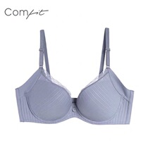 Anlifangs Comfit big cup minimalist stripe plus high side ratio to receive the breast milk bra CB0688 CB0689